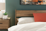 Deanlow Full Panel Headboard with Dresser and Chest in Honey from Ashley - Luna Furniture