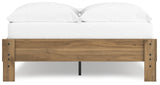 Deanlow Full Platform Bed with Dresser and 2 Nightstands in Honey from Ashley - Luna Furniture