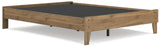 Deanlow Queen Platform Bed with 2 Nightstands in Honey from Ashley - Luna Furniture