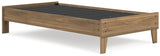 Deanlow Twin Platform Bed with Dresser and 2 Nightstands in Honey from Ashley - Luna Furniture