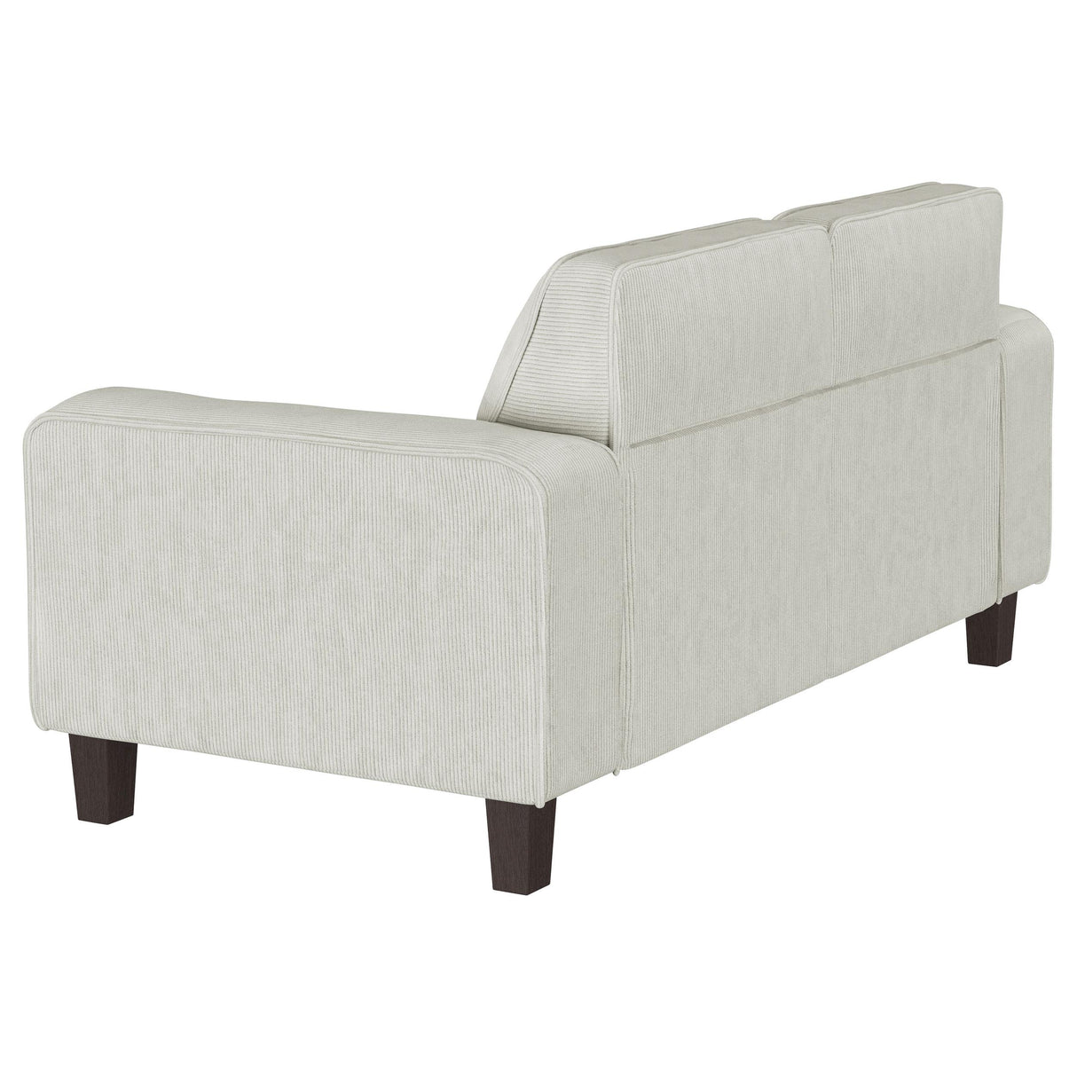 Deerhurst Upholstered Tufted Track Arm Loveseat Beige from Coaster - Luna Furniture