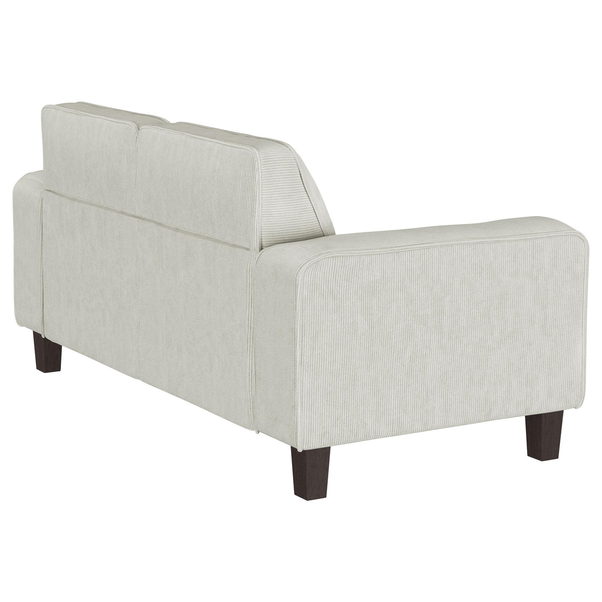 Deerhurst Upholstered Tufted Track Arm Loveseat Beige from Coaster - Luna Furniture