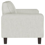 Deerhurst Upholstered Tufted Track Arm Loveseat Beige from Coaster - Luna Furniture