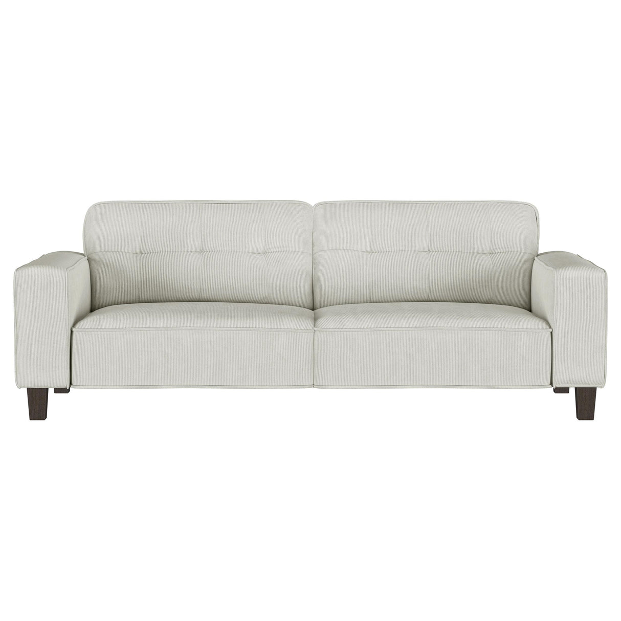 Deerhurst Upholstered Tufted Track Arm Sofa Beige from Coaster - Luna Furniture