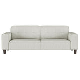 Deerhurst Upholstered Tufted Track Arm Sofa Beige from Coaster - Luna Furniture