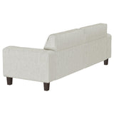 Deerhurst Upholstered Tufted Track Arm Sofa Beige from Coaster - Luna Furniture