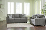 Deltona Sofa and Loveseat in Graphite - PKG015445