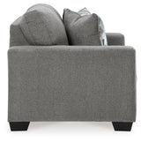 Deltona Sofa, Loveseat and Recliner in Graphite - PKG015446