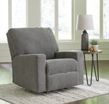 Deltona Sofa, Loveseat and Recliner in Graphite - PKG015446