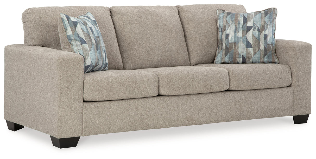 Deltona Sofa, Loveseat and Recliner in Parchment - PKG015444