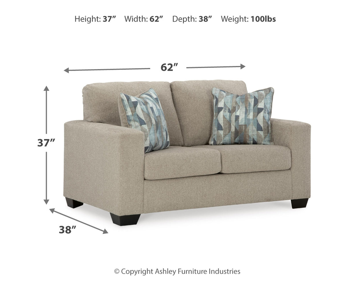 Deltona Sofa, Loveseat and Recliner in Parchment - PKG015444