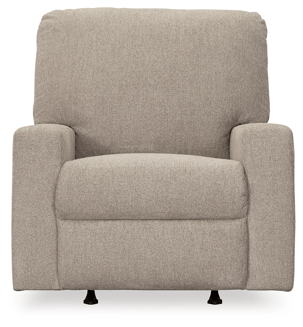 Deltona Sofa, Loveseat and Recliner in Parchment - PKG015444