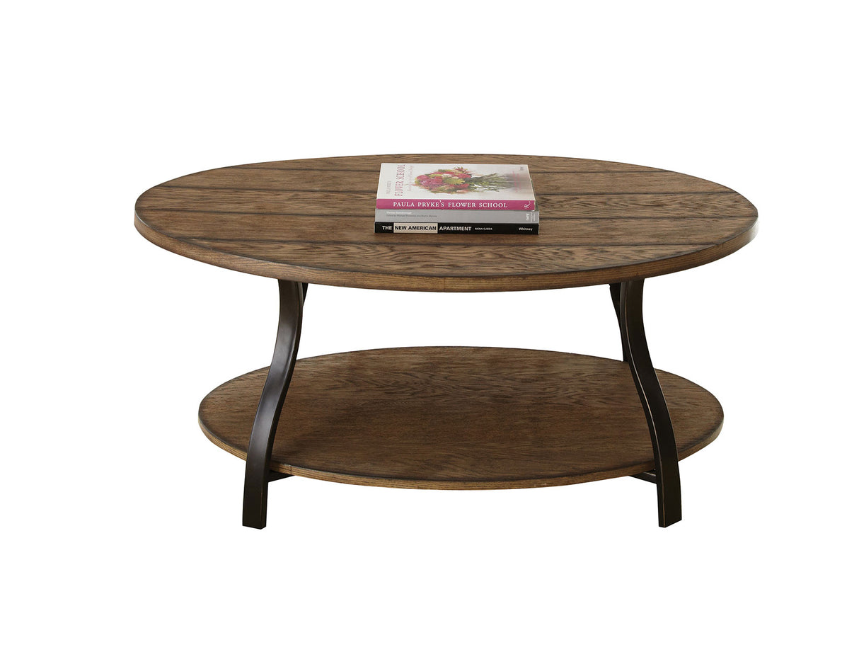 Denise Oval Cocktail Table from Steve Silver - Luna Furniture