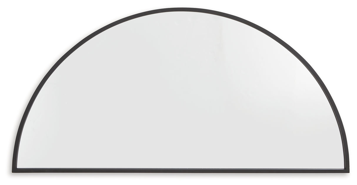 Denlow Black Accent Mirror - A8010333