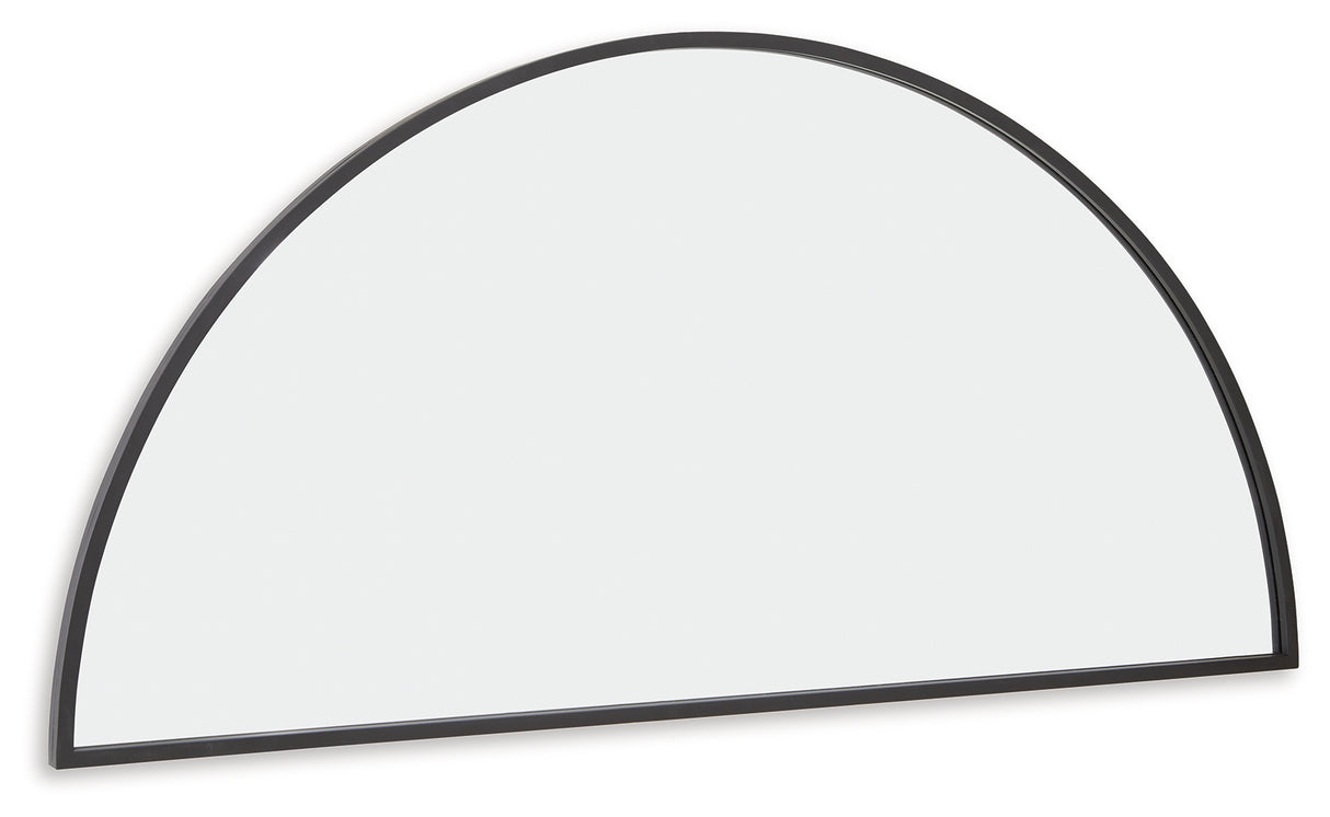 Denlow Black Accent Mirror - A8010333