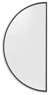 Denlow Black Accent Mirror - A8010333