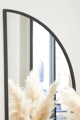 Denlow Black Accent Mirror - A8010333