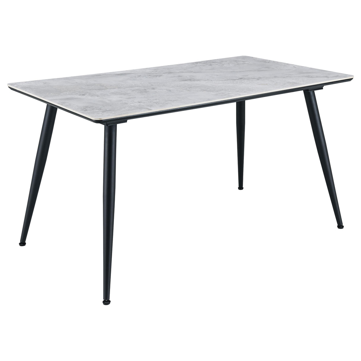 Dennison Rectangular Dining Table with Ceramic Top Grey - 108531