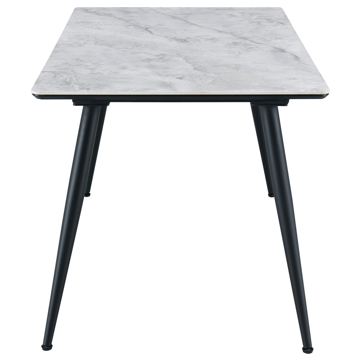 Dennison Rectangular Dining Table with Ceramic Top Grey - 108531