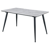 Dennison Rectangular Dining Table with Ceramic Top Grey - 108531