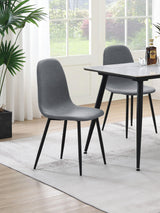 Dennison Upholstered Dining Side Chair Grey (Set of 4) - 108532