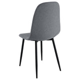 Dennison Upholstered Dining Side Chair Grey (Set of 4) - 108532