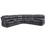 Denver Dual-Power 6-Piece Sectional, Charcoal - SET | DN5691ACC | DN5691ARC | DN5691LRC | DN5691WC | DN5691CC | DN5691RRC