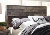 Derekson Queen/Full Panel Headboard Bed with Dresser in Multi Gray from Ashley - Luna Furniture