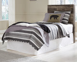 Derekson Twin Panel Headboard Bed with Dresser in Multi Gray from Ashley - Luna Furniture