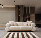 Destina Ivory Boucle  Sofa 96" & Loveseat 81" - DESTINAIV-SL