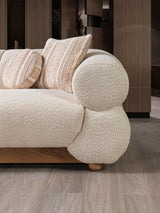 Destina Ivory Boucle  Sofa 96" & Loveseat 81" - DESTINAIV-SL