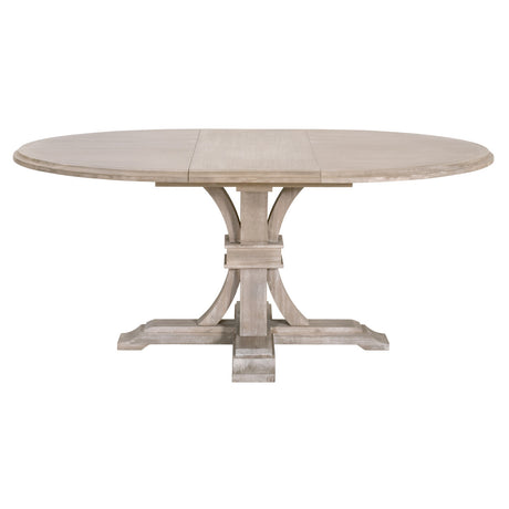 Devon 54" Round Extension Dining Table in Natural Gray Acacia - 6070.NG