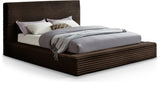 Dexter Corduroy Full Bed in Brown from Meridian - Luna Furniture