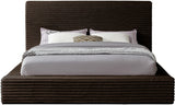 Dexter Corduroy Full Bed in Brown from Meridian - Luna Furniture