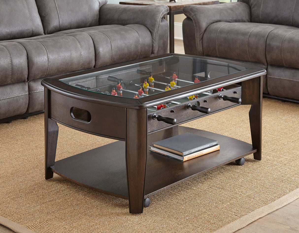 Diletta 3-Piece Game Set(Foosball Cocktail & 2 Game End Tables) from Steve Silver - Luna Furniture