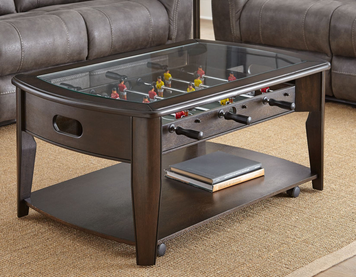 Diletta 3-Piece Game Set(Foosball Cocktail & 2 Game End Tables) from Steve Silver - Luna Furniture