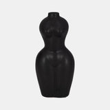 Dol, 12"h Torso Vase, Black from Sagebrook Home - Luna Furniture