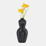 Dol, 12"h Torso Vase, Black from Sagebrook Home - Luna Furniture