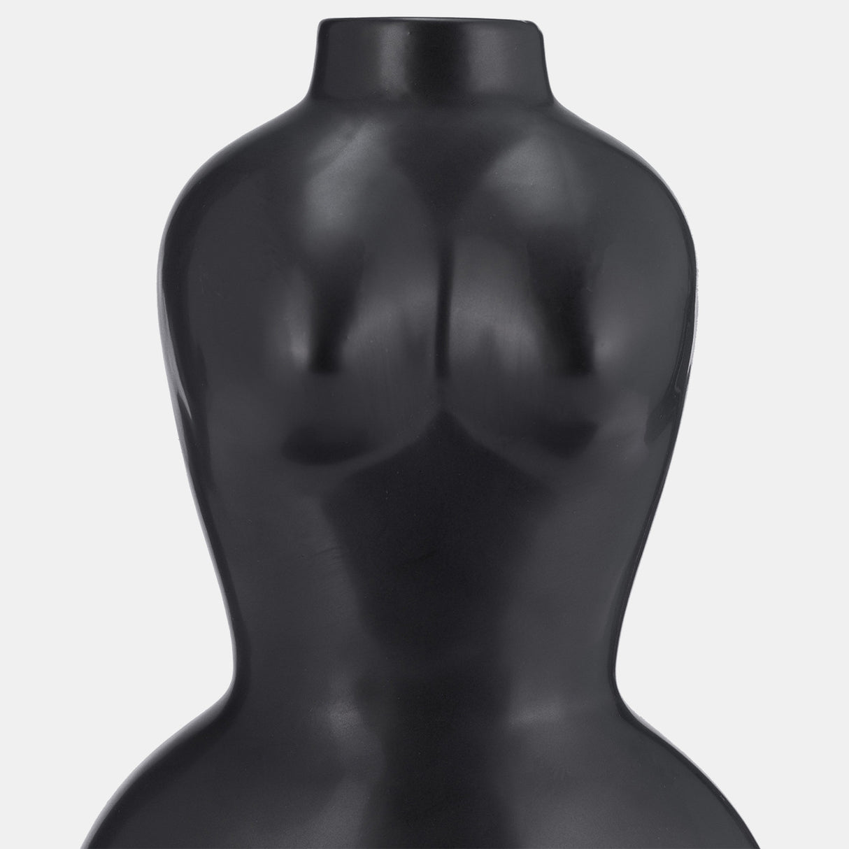 Dol, 12"h Torso Vase, Black from Sagebrook Home - Luna Furniture