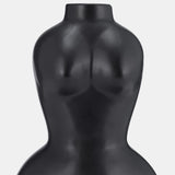 Dol, 12"h Torso Vase, Black from Sagebrook Home - Luna Furniture