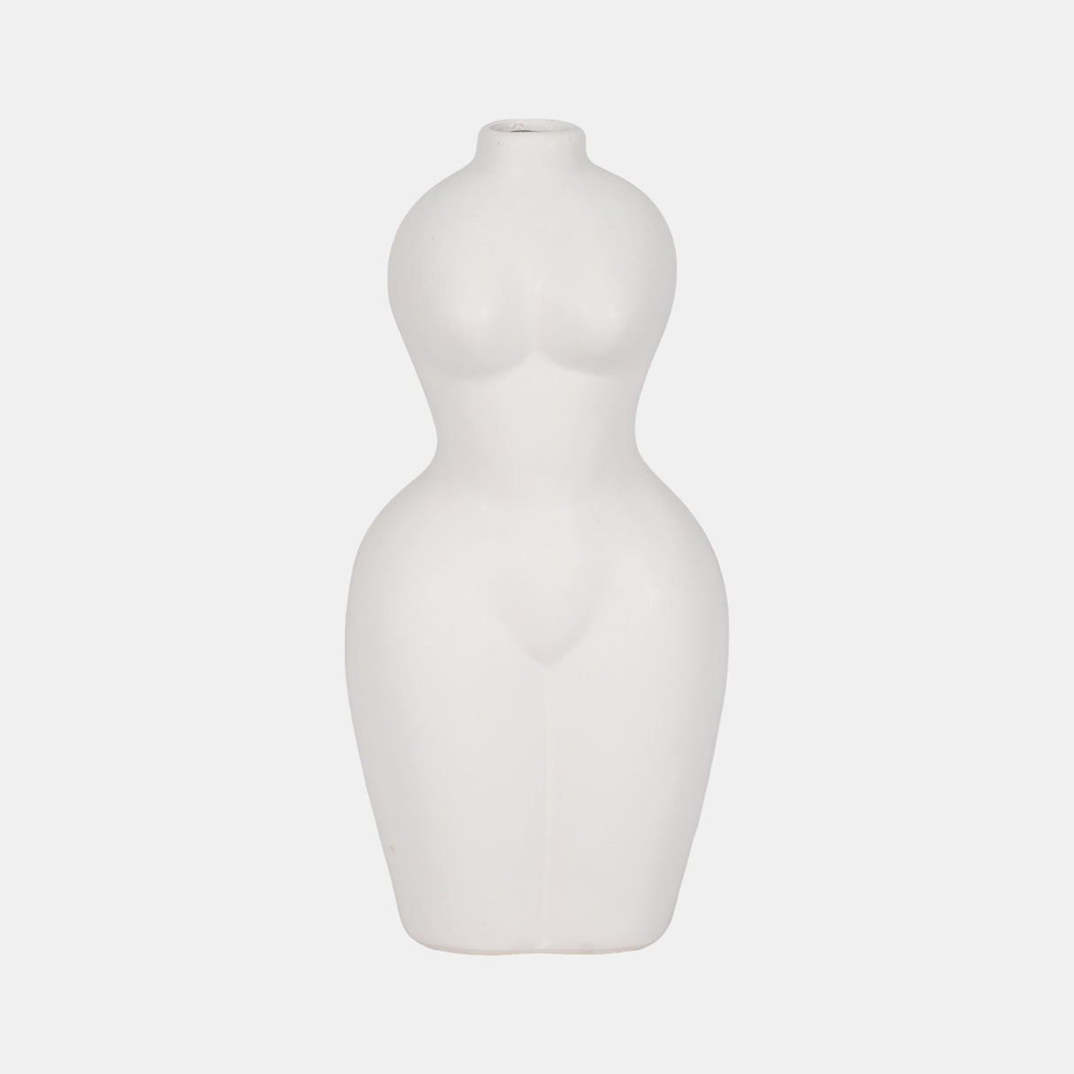 Dol, 12"h Torso Vase, White from Sagebrook Home - Luna Furniture