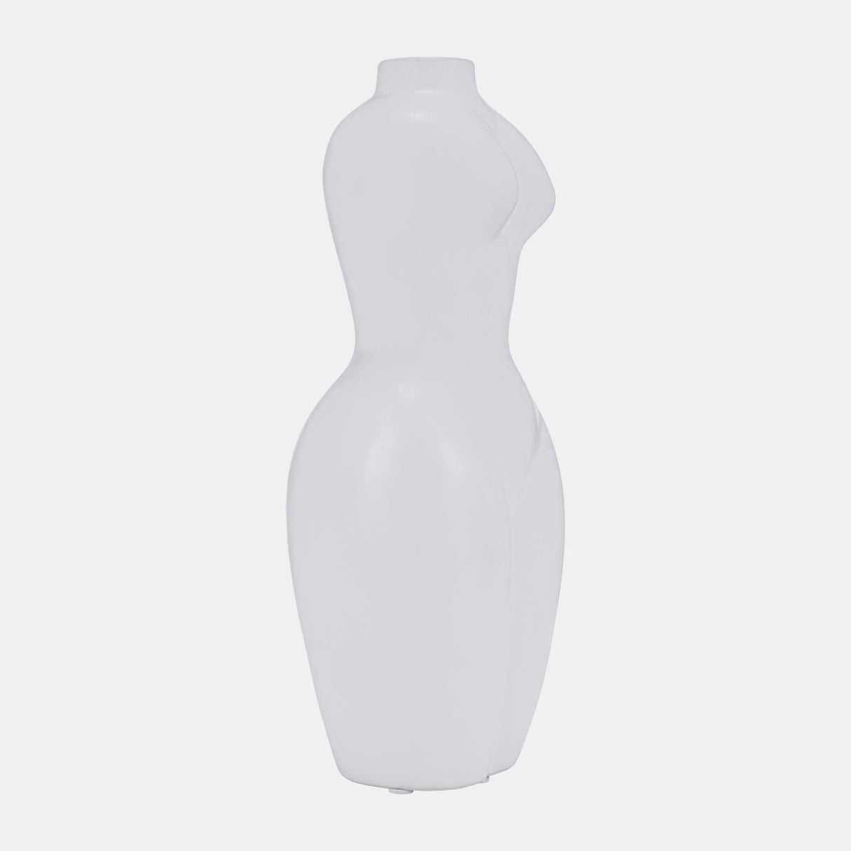 Dol, 12"h Torso Vase, White from Sagebrook Home - Luna Furniture