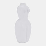 Dol, 12"h Torso Vase, White from Sagebrook Home - Luna Furniture