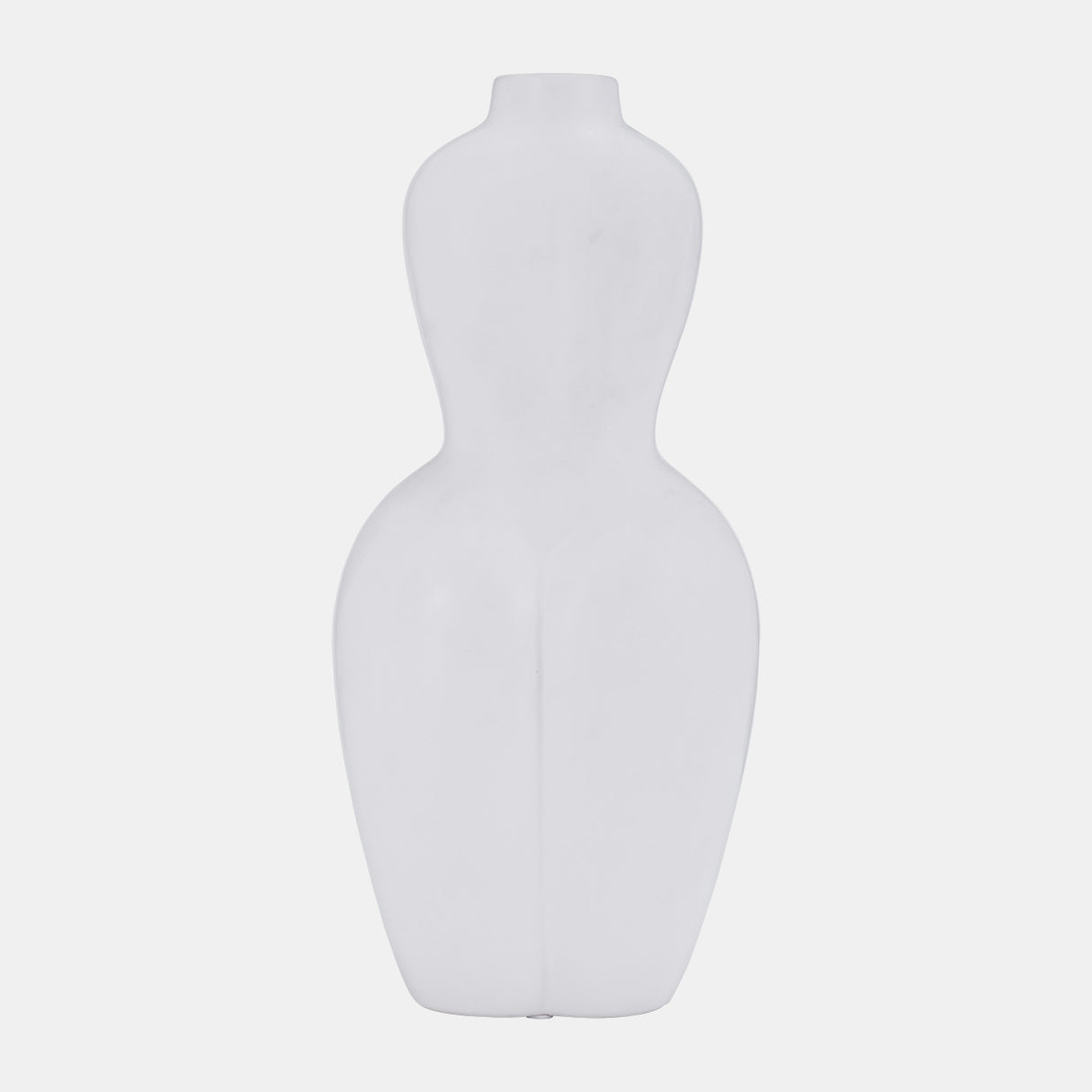 Dol, 12"h Torso Vase, White from Sagebrook Home - Luna Furniture