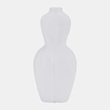 Dol, 12"h Torso Vase, White from Sagebrook Home - Luna Furniture