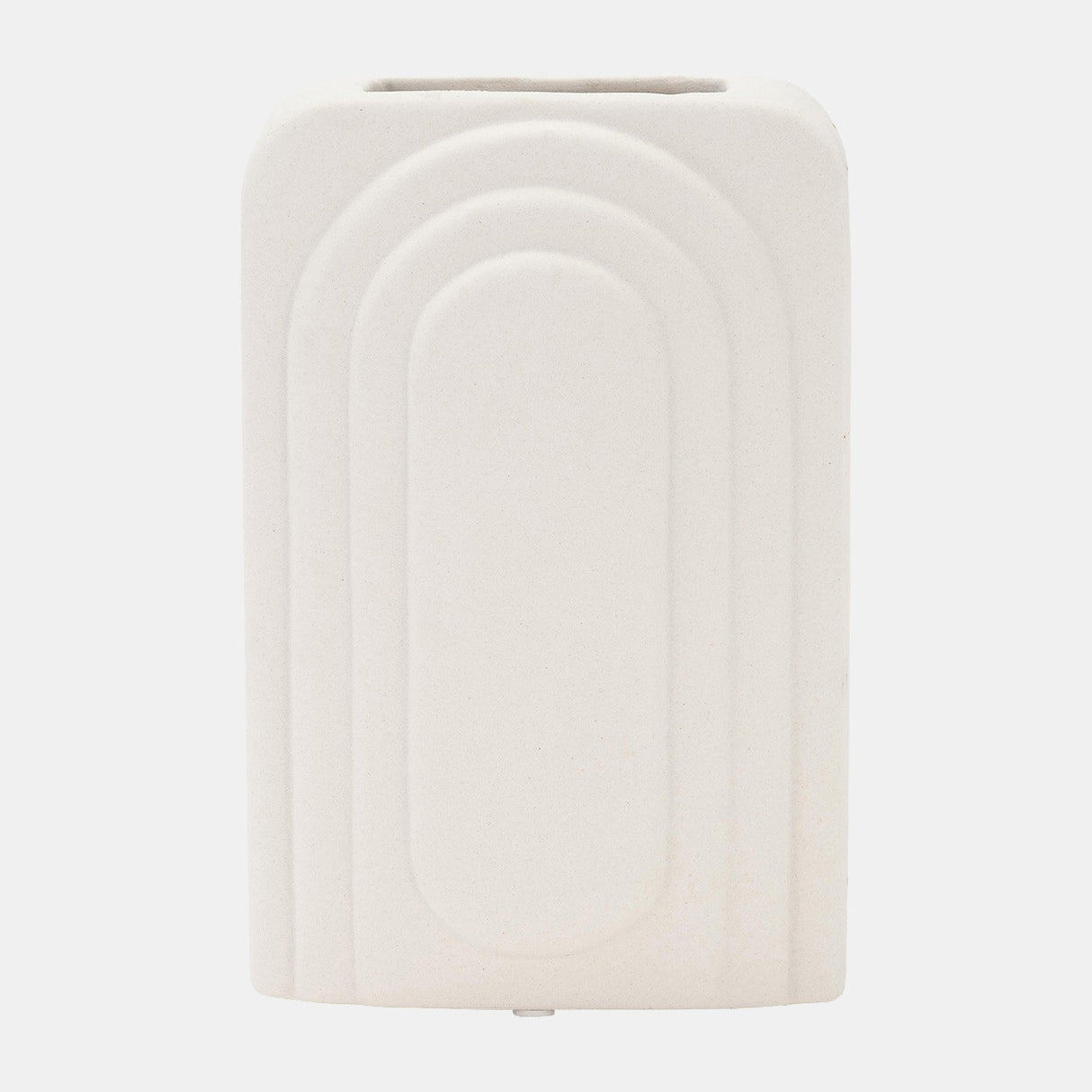 Dol, 7" Rectangular Vase, Cotton from Sagebrook Home - Luna Furniture