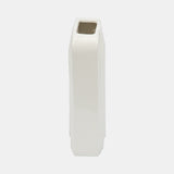 Dol, 7" Rectangular Vase, White from Sagebrook Home - Luna Furniture