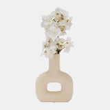 Dol, 8" Open Cut Vase, Cotton from Sagebrook Home - Luna Furniture