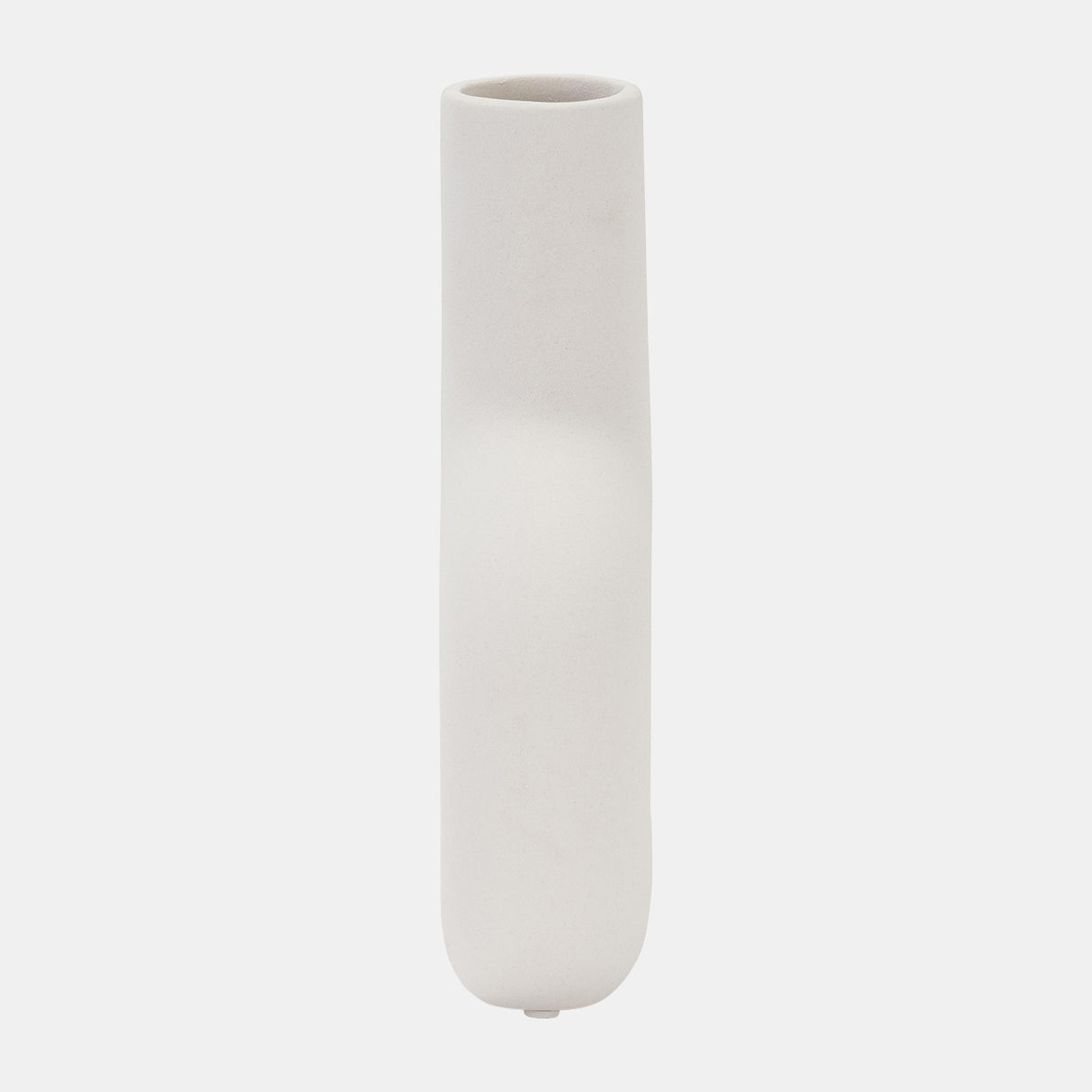 Dol, 8" Open Cut Vase, White from Sagebrook Home - Luna Furniture