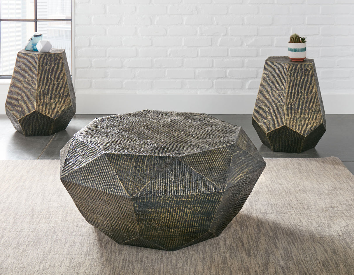 Donato Hexagonal End Table from Steve Silver - Luna Furniture